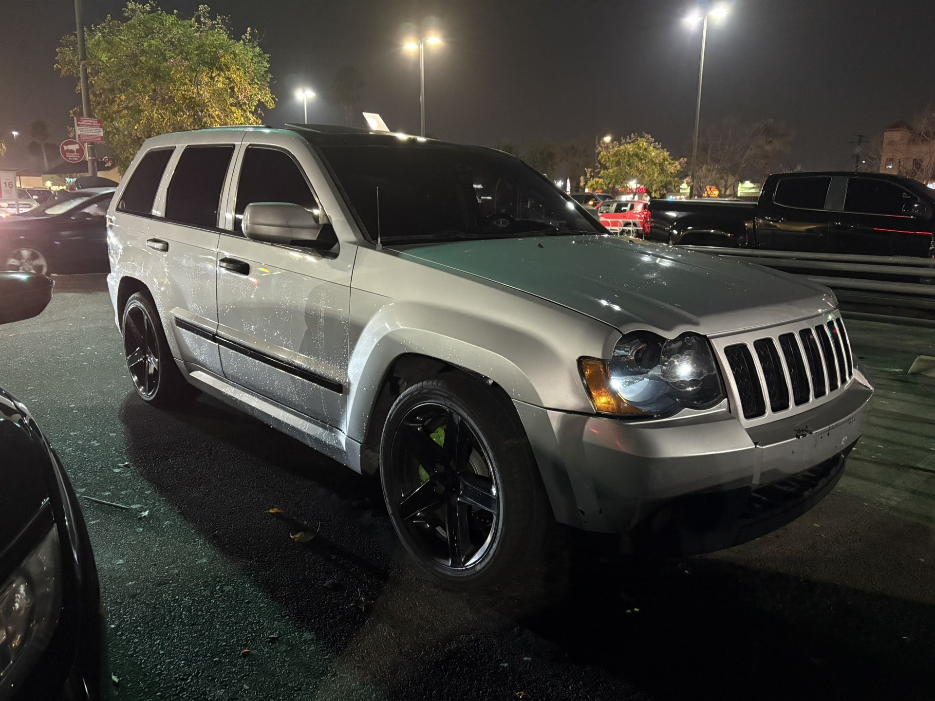 Jeep Srt8 Squished In Overpass