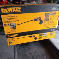DEWALT 20V MAX 550 PSI 1.0 GPM Cold Water Cordless Battery Power Cleaner with 4 Nozzles