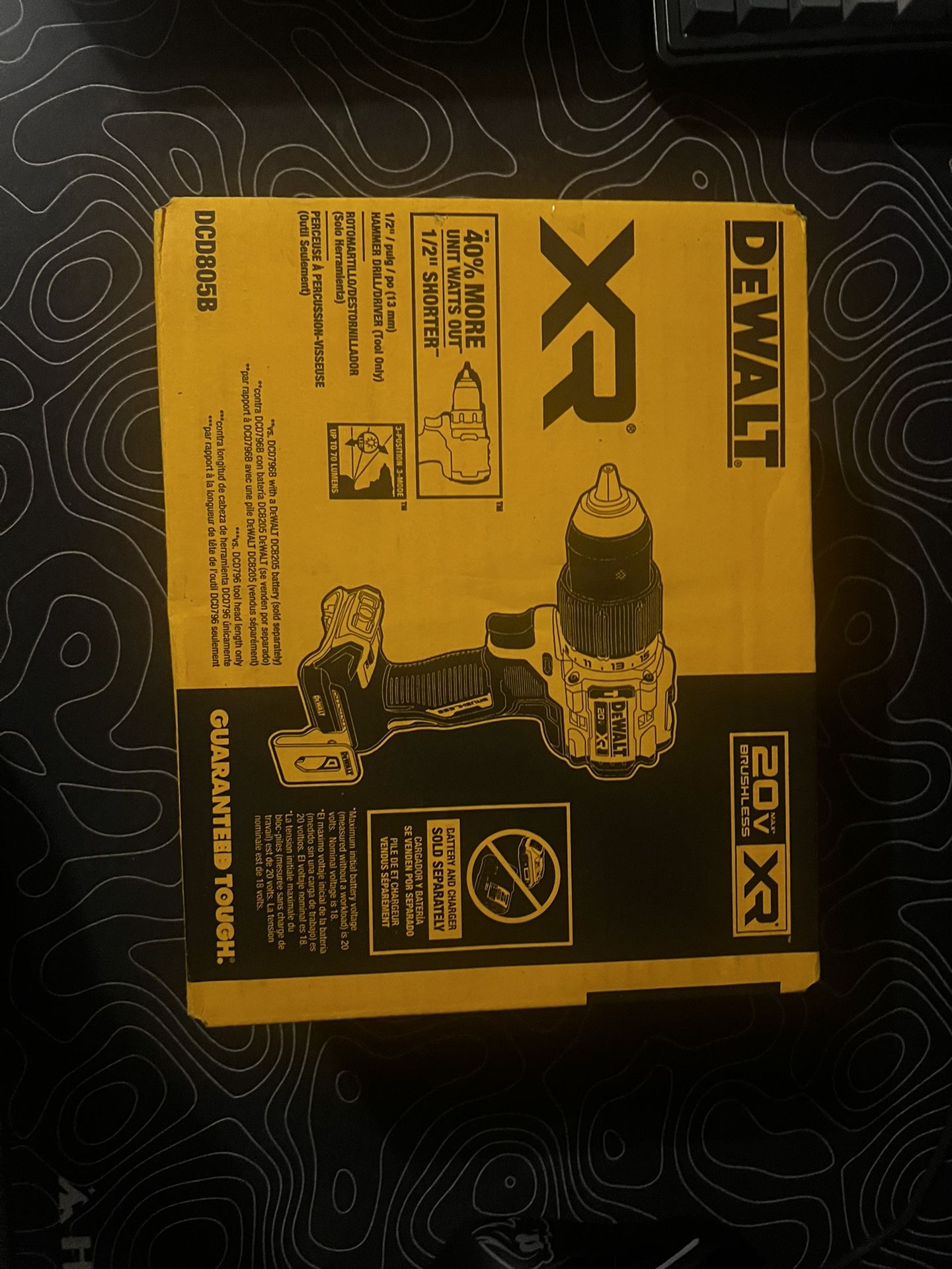 DEWALT XR 1/2-in 20-volt max Variable Speed Brushless Cordless Hammer Drill