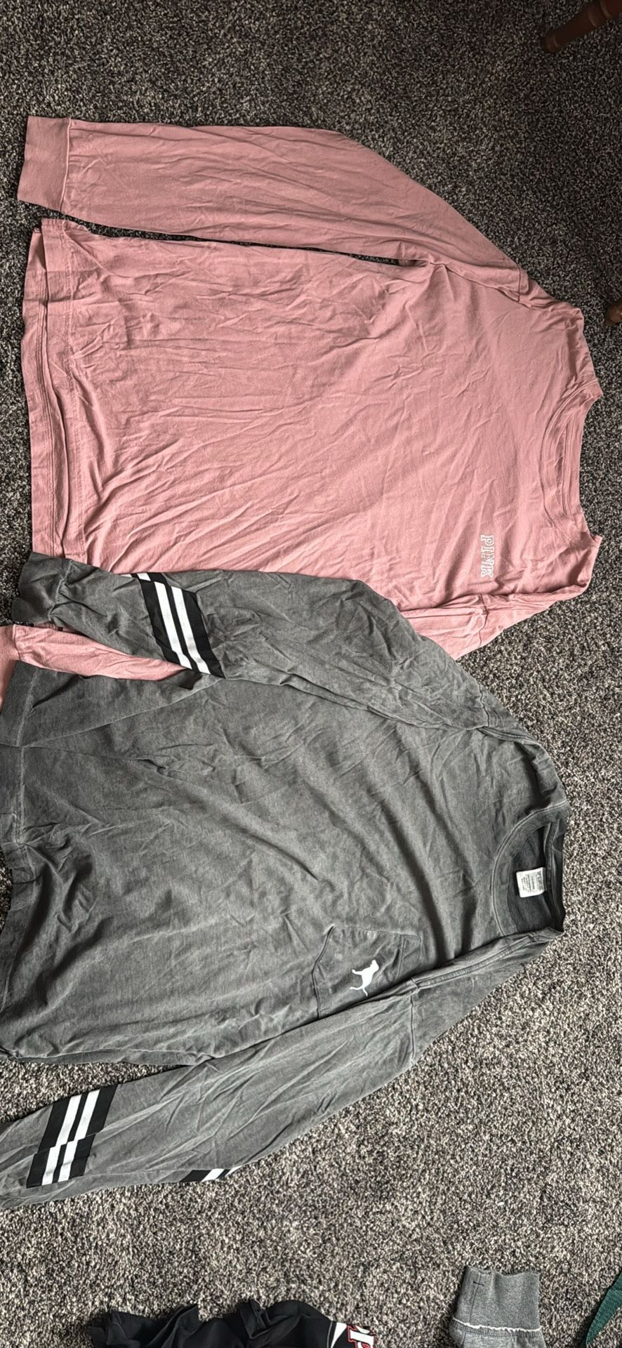 PINK/ VS long Steve Shirts