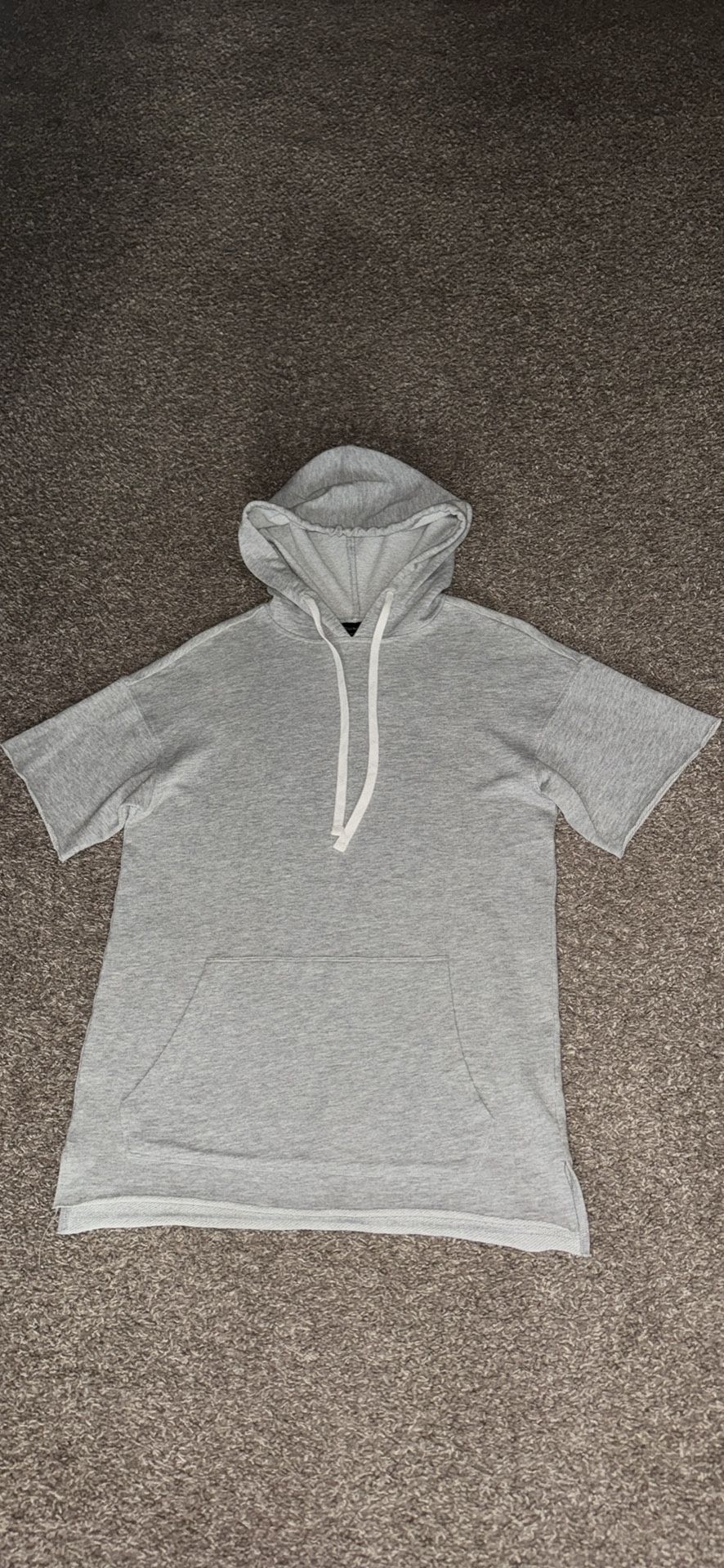 Grey Hooded Sweatshirt