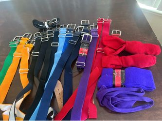 18 Baseball Belts And Socks $30For All