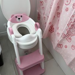 Girls toilet seat