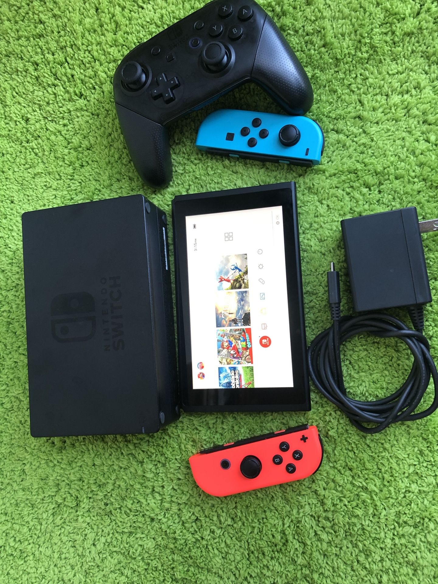 Nintendo Switch with Neon Blue and Neon Red Joy‑Con - HAC-001(-01)
