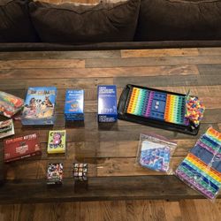 Kids Board Cards Humanity Chess Fidget Games Toy Lot (10). A great gift.