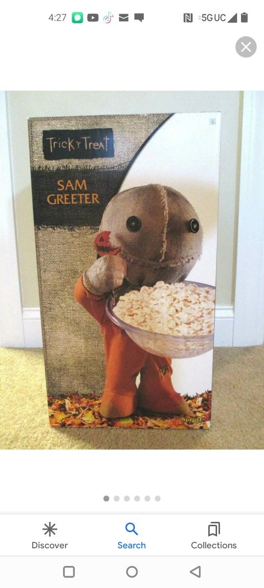 Trick Or Treat Halloween Decoration Sam Greeter