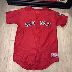 Vintage YOUTH / KIDS 2004 World Series Champion Red Sox Jersey 