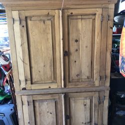 Wood Armories  ‘solid Wood/Huge/Heavy”