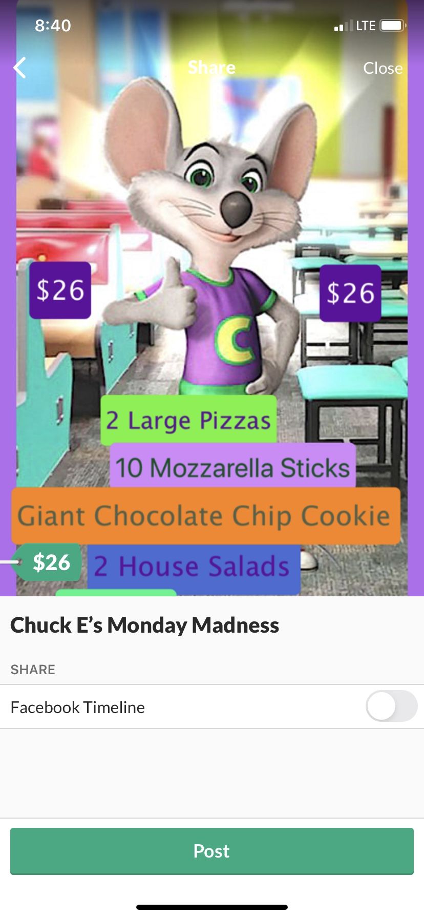 Chuck E . Cheese Support a Fundraiser Today and Tomorrow