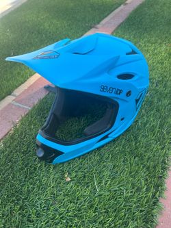 Seven iDP Full-Face MTB Helmet Blue Small
