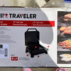 Brand New In Box Weber Portable Griddle Gas Compact Barbecue 