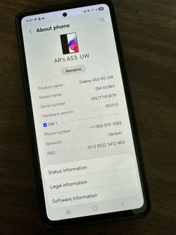 Samsung Galaxy A53 5G (128GB, Black) - Factory Unlocked - Firm Price