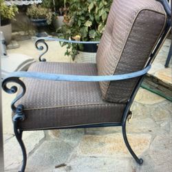 Set Of 2 Outdoor Chairs with Nice Thickness Cushions 
