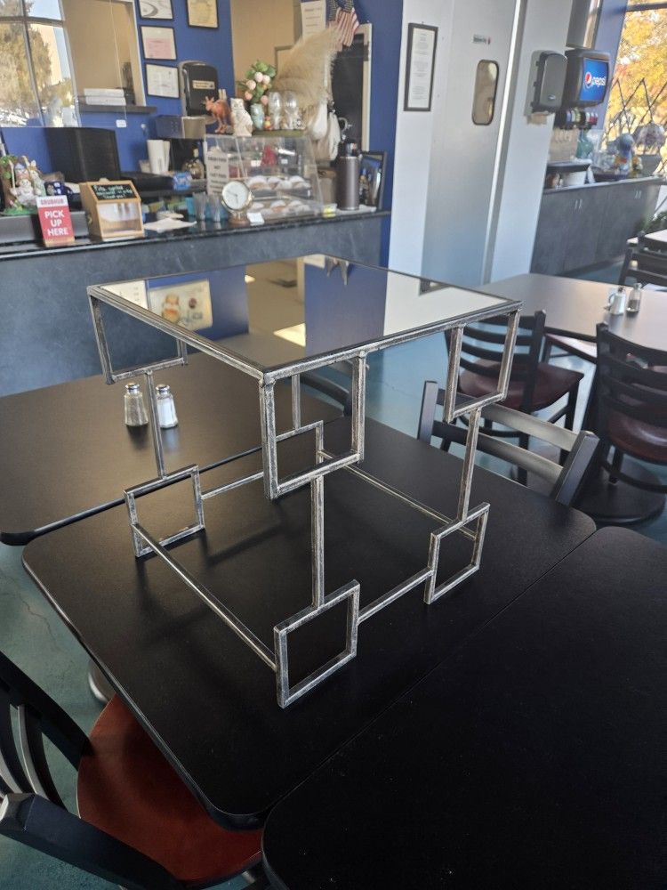 Glass Mirrored Table