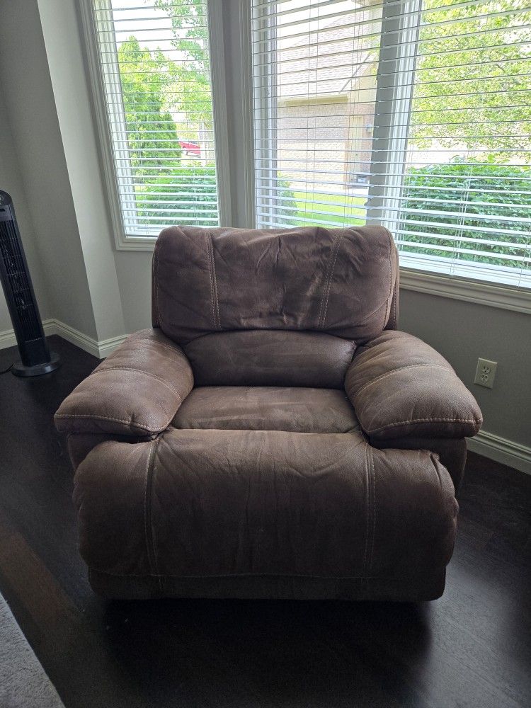 2 Microfiber Recliners - Taking Best Offer