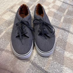 Men’s New Canvas Blue Vans Size 13