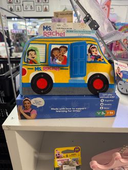Ms. Rachel Tummy Time Activity Bus Baby Toy