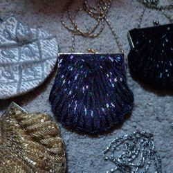 6 Beautiful Vintage Hand Beaded Purses