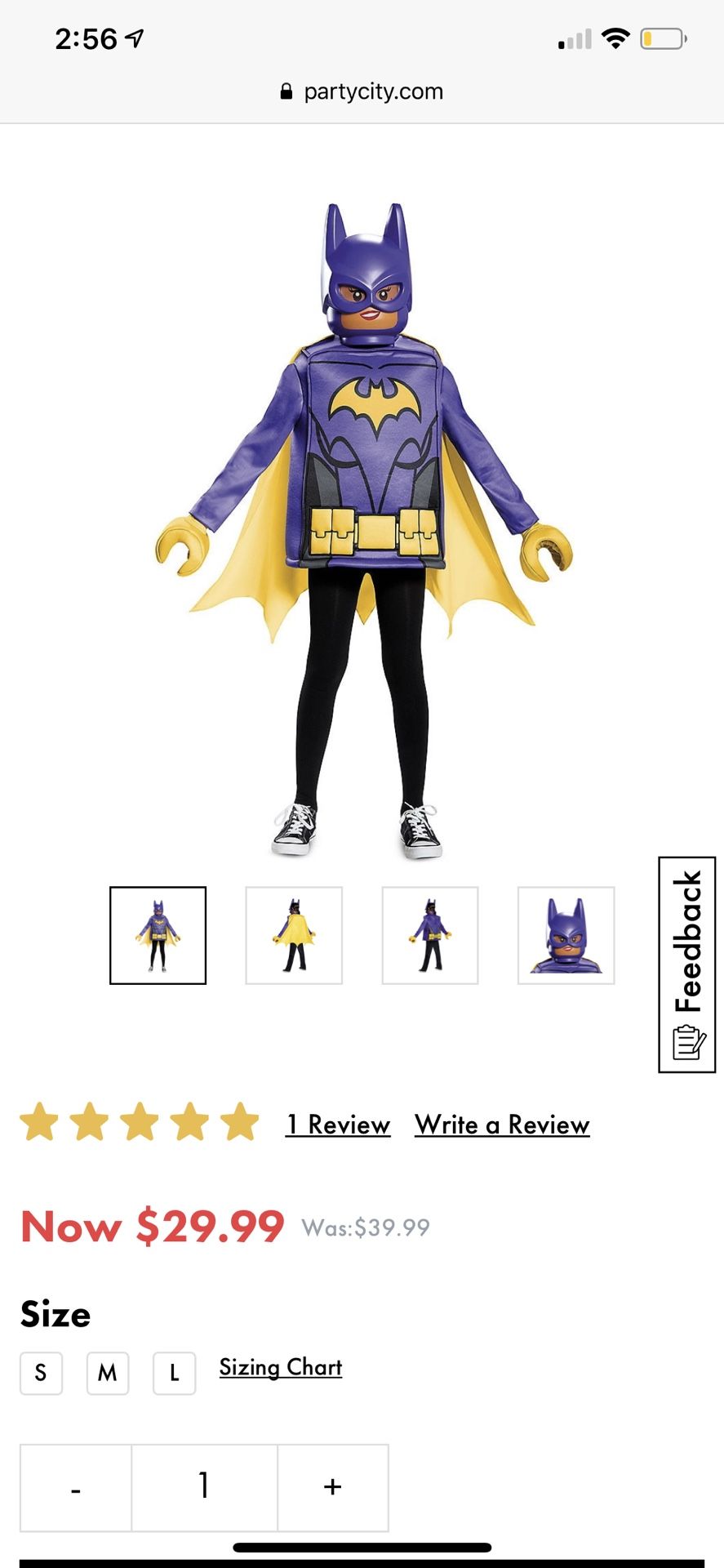 Lego Batgirl Custome