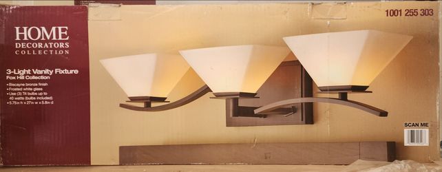 Home Decorators Collection 3-Light Vanity Fix.