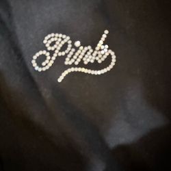 Vs /pjnk New black rhinestone sweater black