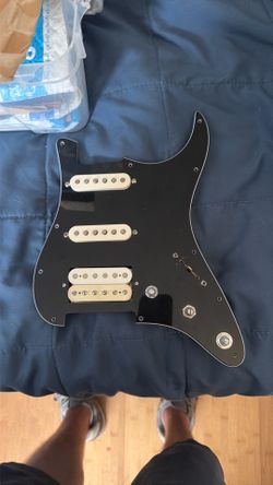 Fender pickups Hss with pick guard loaded