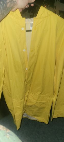IT  georgie Yellow Rain Jacket with Snap Buttons
