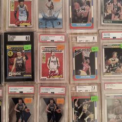 Graded Basketball Cards Lot 41 Cards