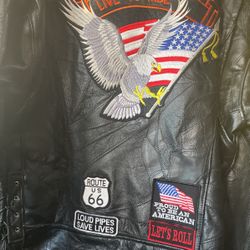 Rare Find Motorcycle Jacket Size Large