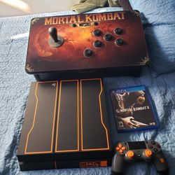 Mortal Kombat Arcade Limited Edition Station for $300! With Box. The PS4 Jailbreak 9.0 With Games installed is $300. Both $600! Or best offer. Or trad