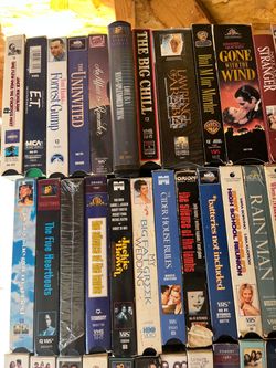 Over 150  Classic VHS Tapes