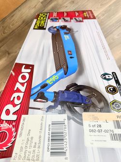 Razor Power Core E95 Electric Scooter (Blue) — Brand New & Factory Sealed!