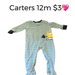 Carters Pijama Great Condition Size 12 Months 💖💖042424.