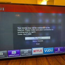 65” Vizio Smart TV – Works Perfect
