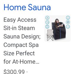 A Personal Portable Sauna