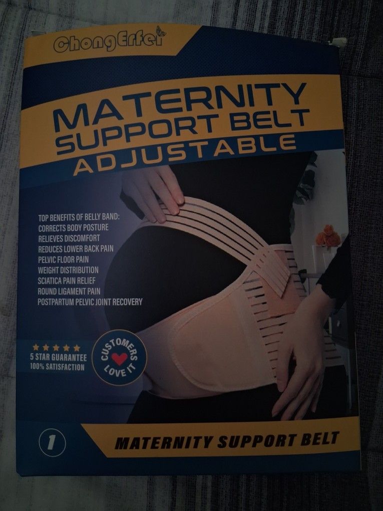 Maternity Support Belt And A Kinesiology Tape