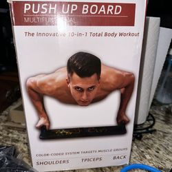New Total Body Workout Push Up Board - Portable Home Gym - New Year New Body for Men & Women