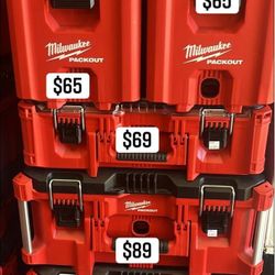 Milwaukee Pack out Box Each Price Different 