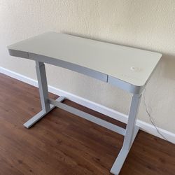 Adjustable White Standing Desk