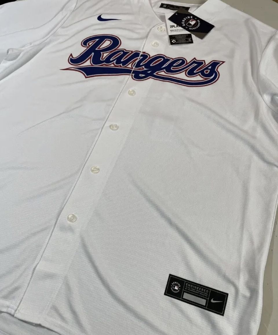New Nike MLB Texas Rangers Nick Solak 15 Baseball Jersey White Blue Red  Men's L for Sale in Whittier, CA - OfferUp
