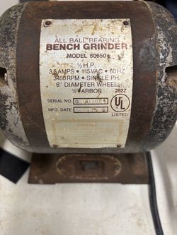 Duracraft 6-inch bench grinder