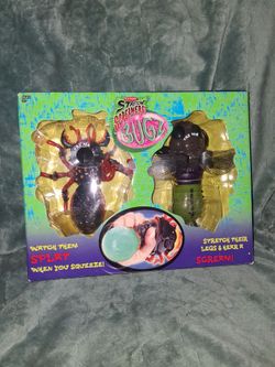 Vintage Toy Quest Electronic Stretch Screamers Bugz 2-Pack Double Set