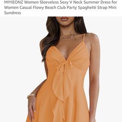 Orange Summer Dress