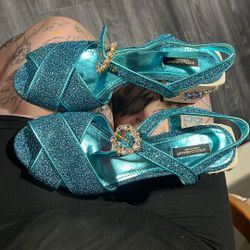 Dolce & Gabbana Heels Turquoise 8.5 Women’s 