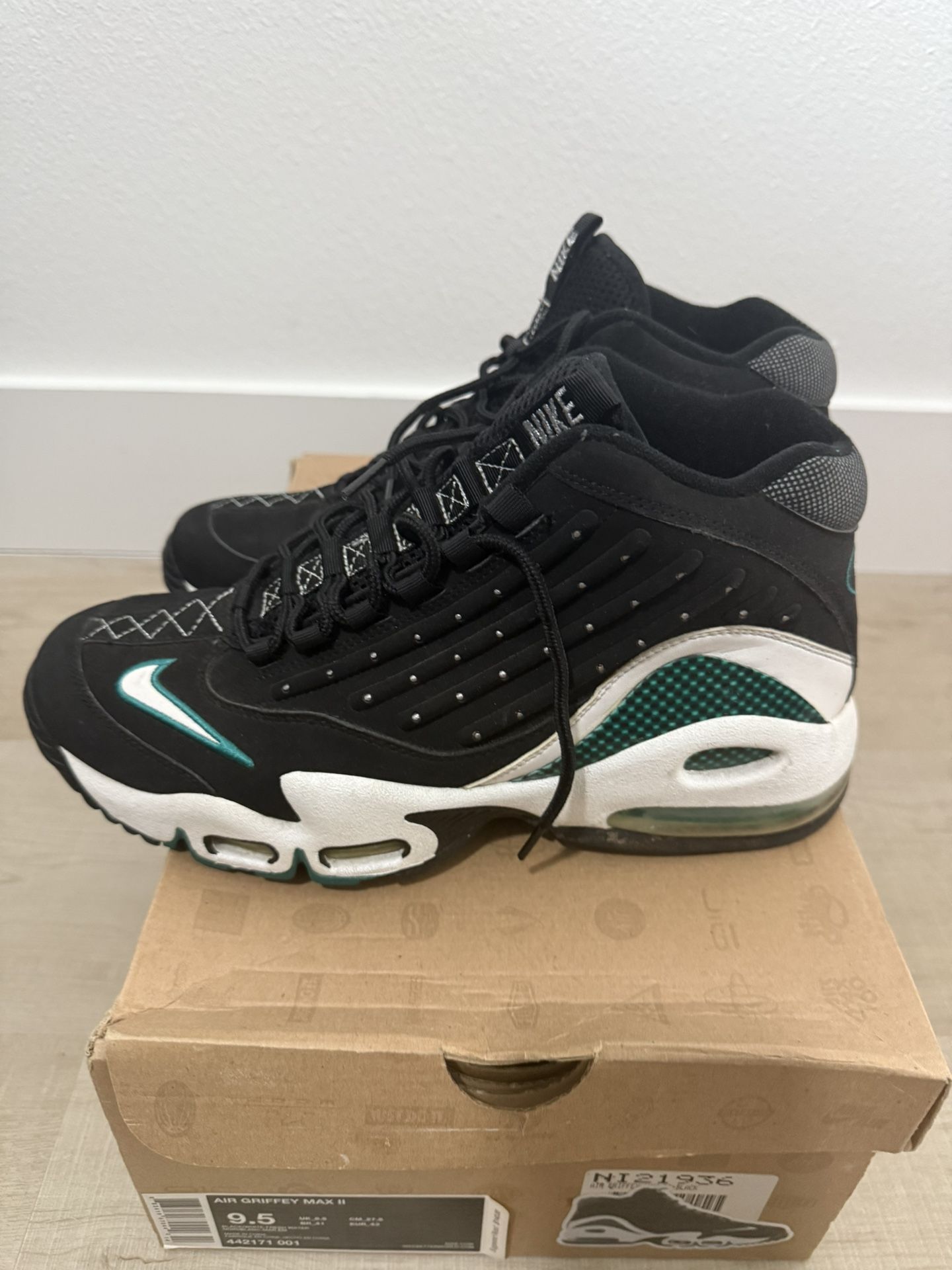 Nike Air Griffey Max 2 Freshwater Emerald Sz 9.5