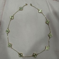 Women’s Clover Necklace 14k