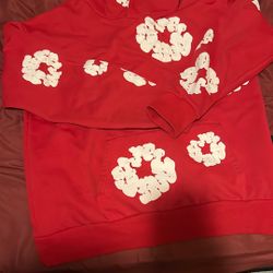 Red Denim Tears Hoodie 