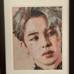 A photo of Jimin from the bts group.