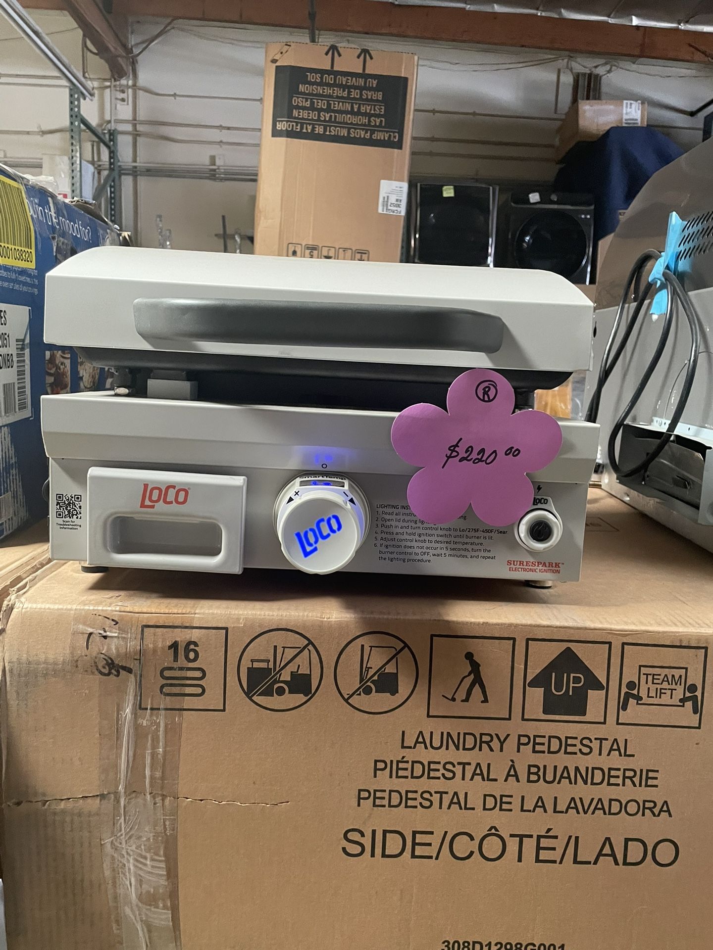 Portable Flat Top Loco Bbq Grill