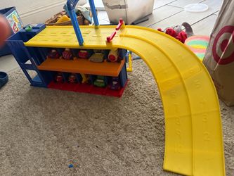 Numberblock garage car toys